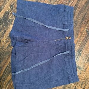 Patagonia Blue Flat Front Women's Shorts